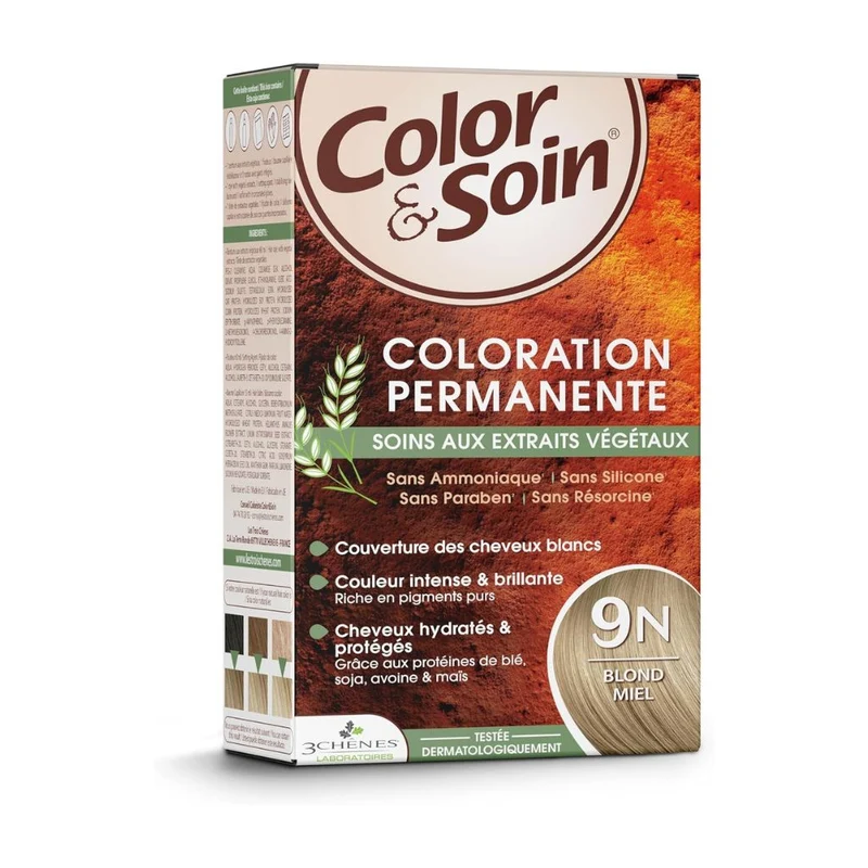 Coloration Permanente Color & Soin Blond Miel