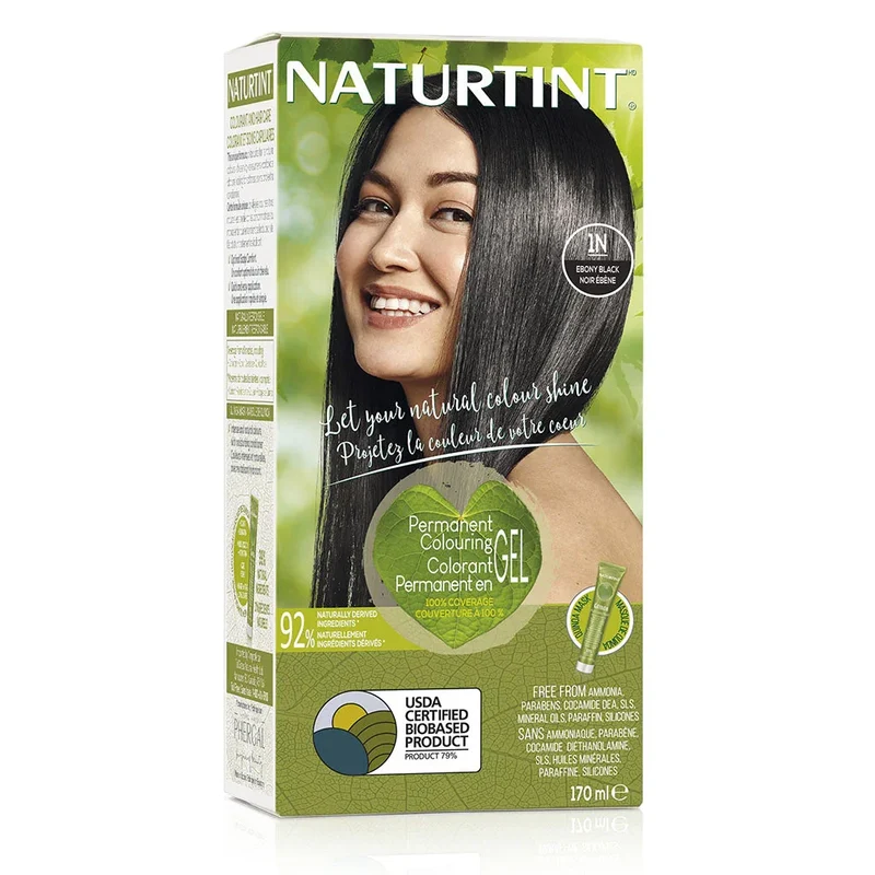 Colorant Permanent Gel Noir Ébène