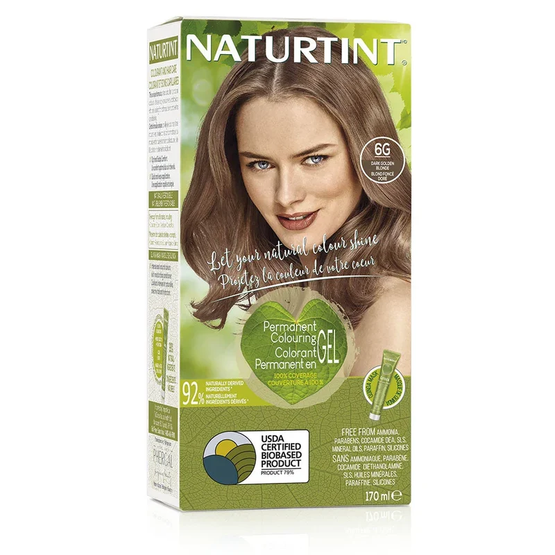 Colorant Permanent Gel Blond Foncé Doré