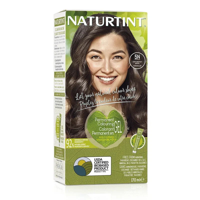 Colorant Permanent Gel Châtain Clair
