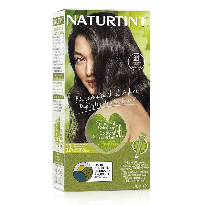 Colorant Permanent Gel Châtain Foncé