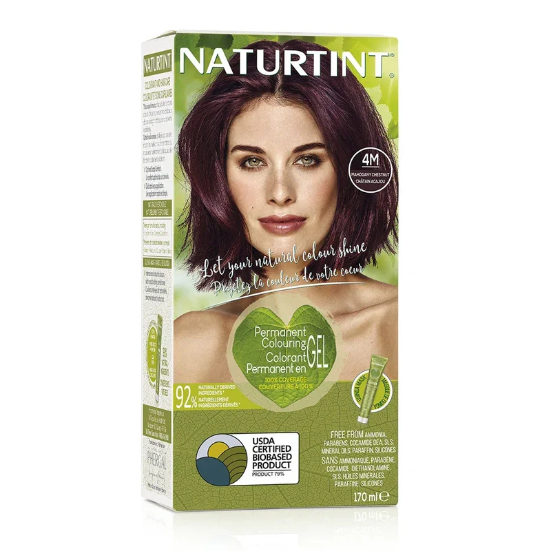 Colorant Permanent Gel Châtain Acajou