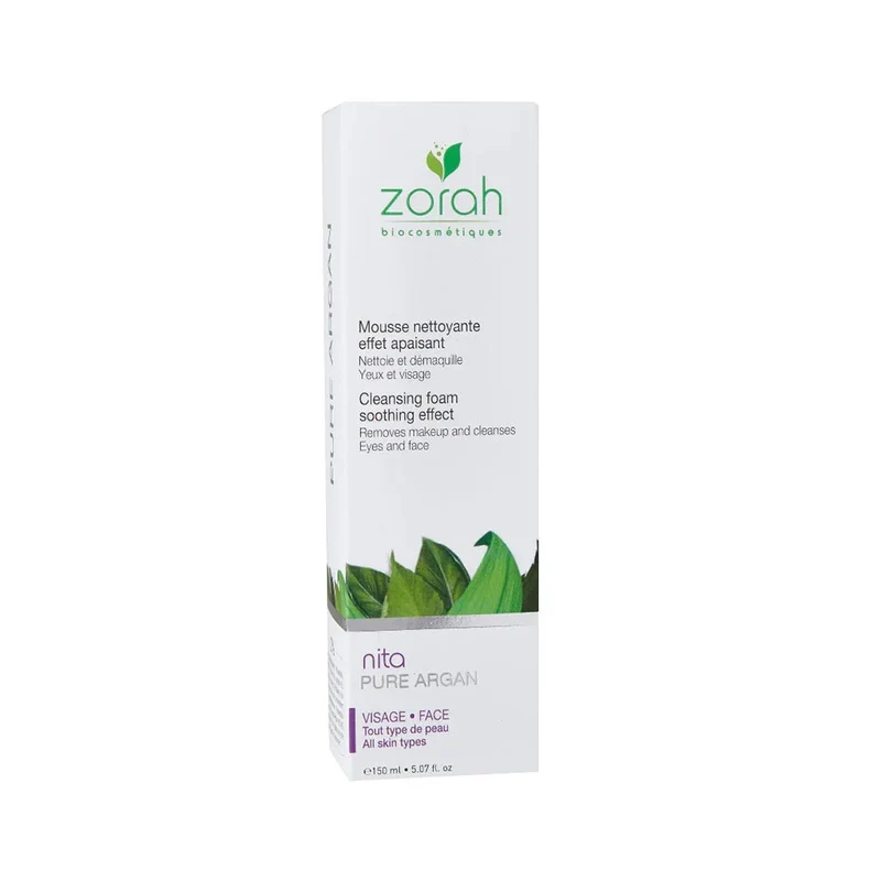 Mousse Nettoyante Visage Effet Apaisant Nita