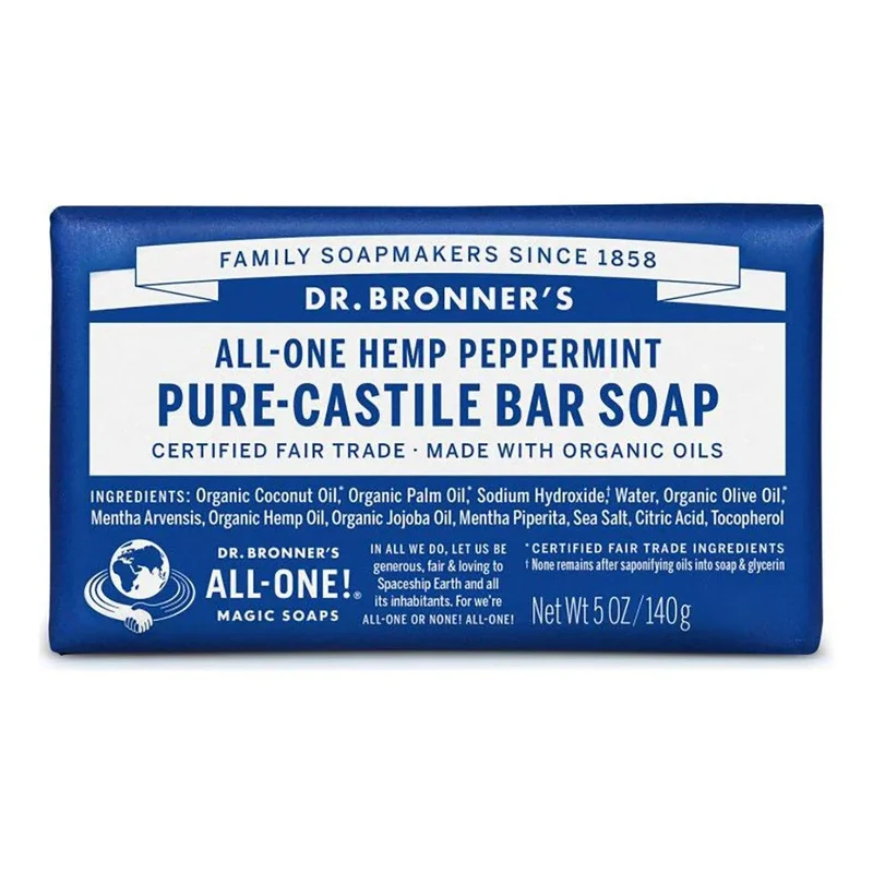 Barre de Savon de Castille Pur - Menthe Poivrée