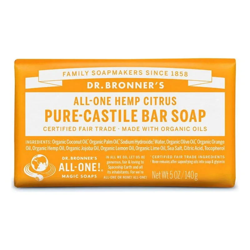 Barre de Savon de Castille Pur - Agrumes & Oranges