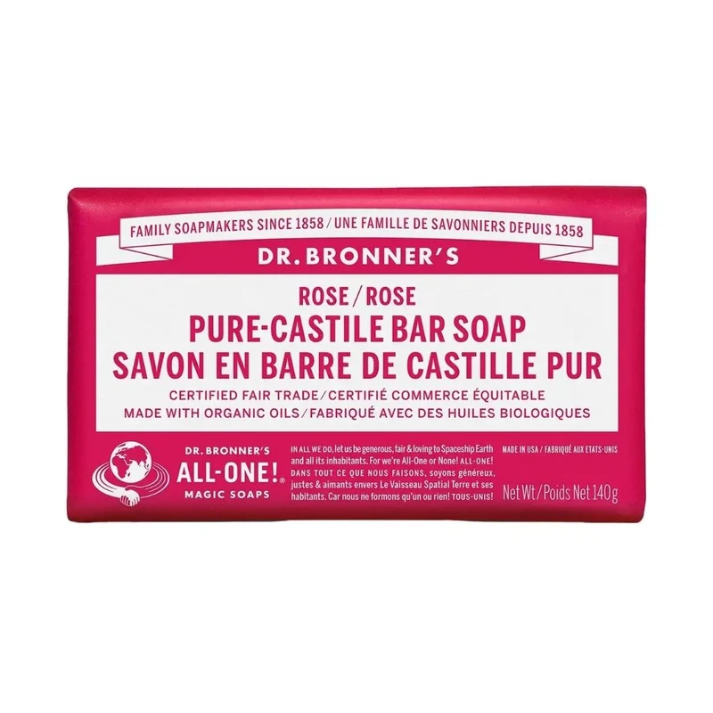 Barre de Savon de Castille Pur - Rose