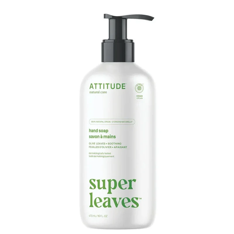 Savon à Mains Super Leaves Apaisant Feuilles d'Olivier