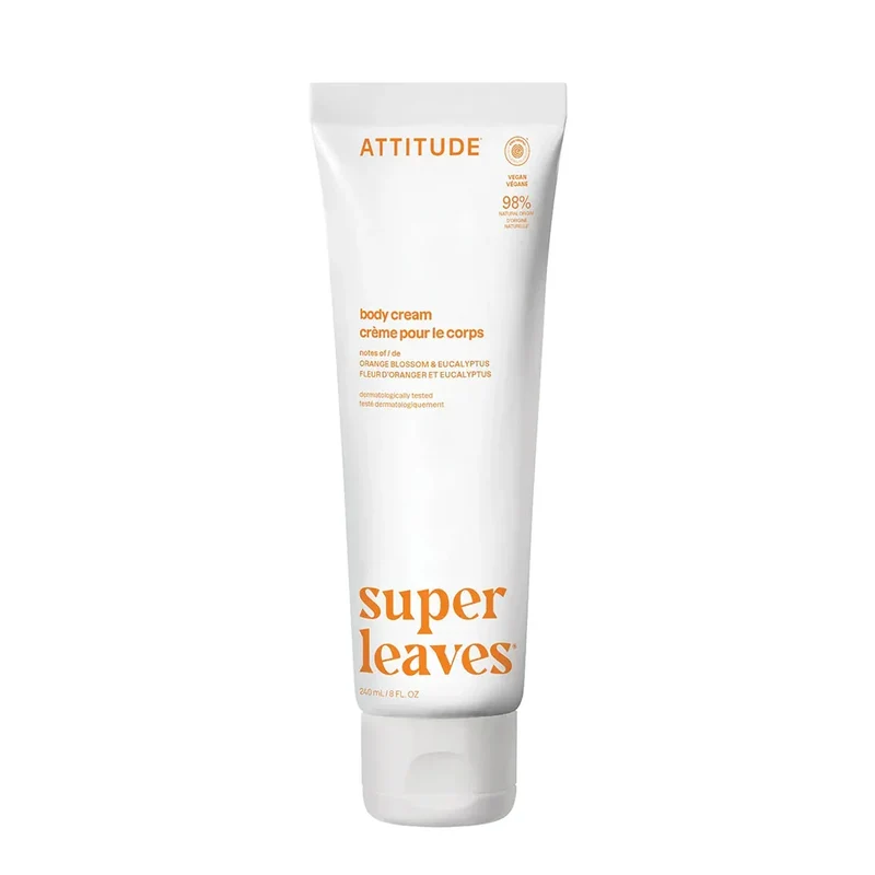 Crème pour le Corps Super Leaves Fleur d'Oranger et Eucalyptus