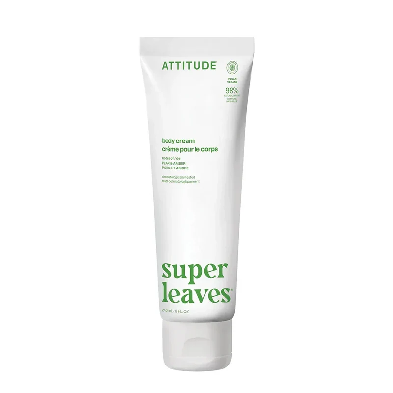 Crème pour le Corps Super Leaves Poire et Ambre