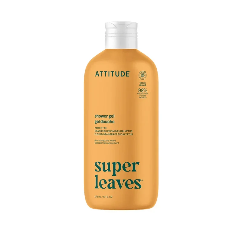 Gel Douche Super Leaves Fleur d'Oranger et Eucalyptus