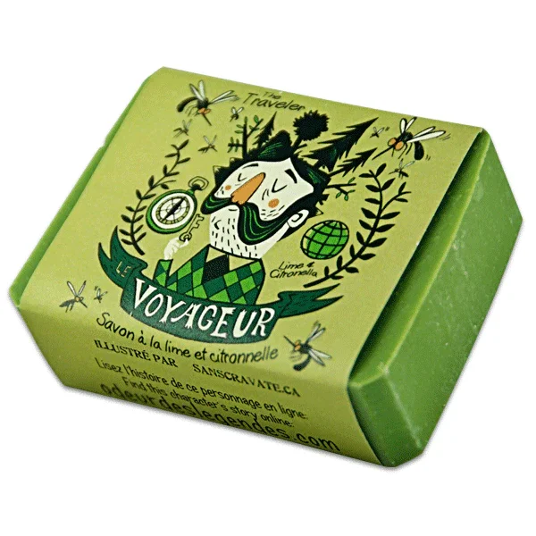 Savon Le Voyageur - Lime & Citronelle