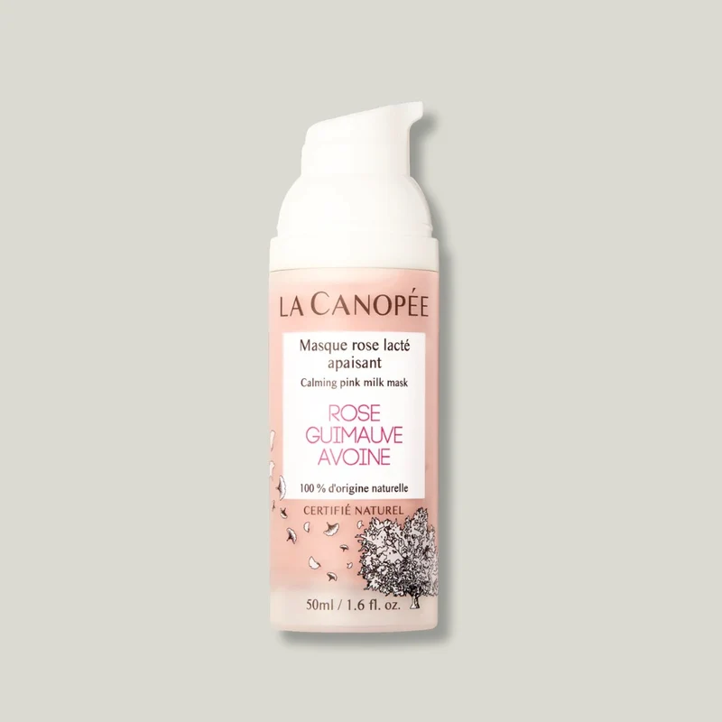 Masque rose lacté apaisant