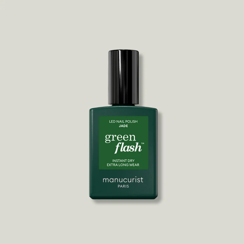 Vernis semi-permanents Green Flash LED - Jade