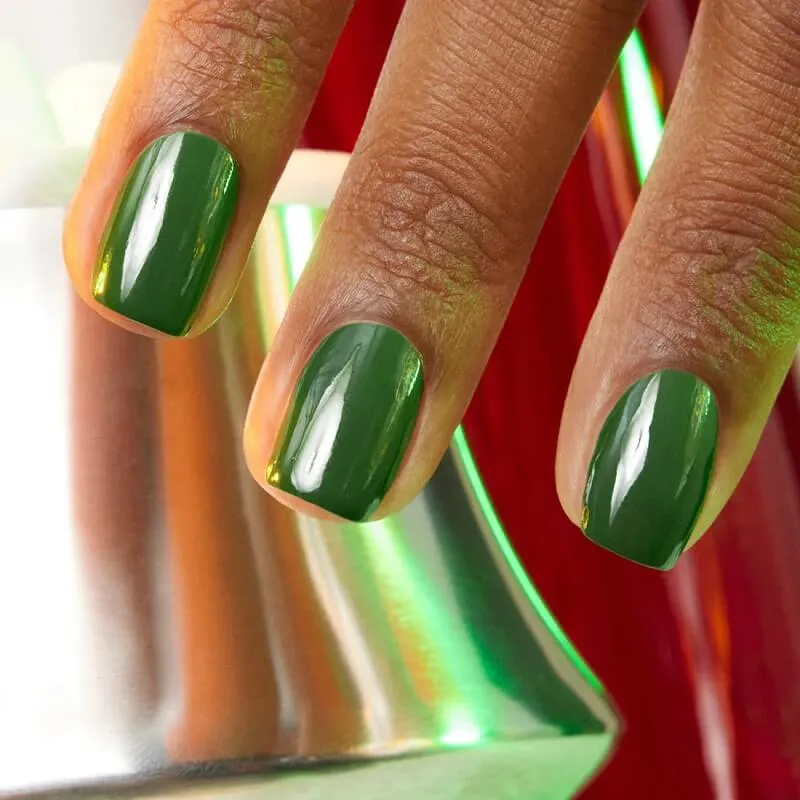 Vernis semi-permanents Green Flash LED - Jade
