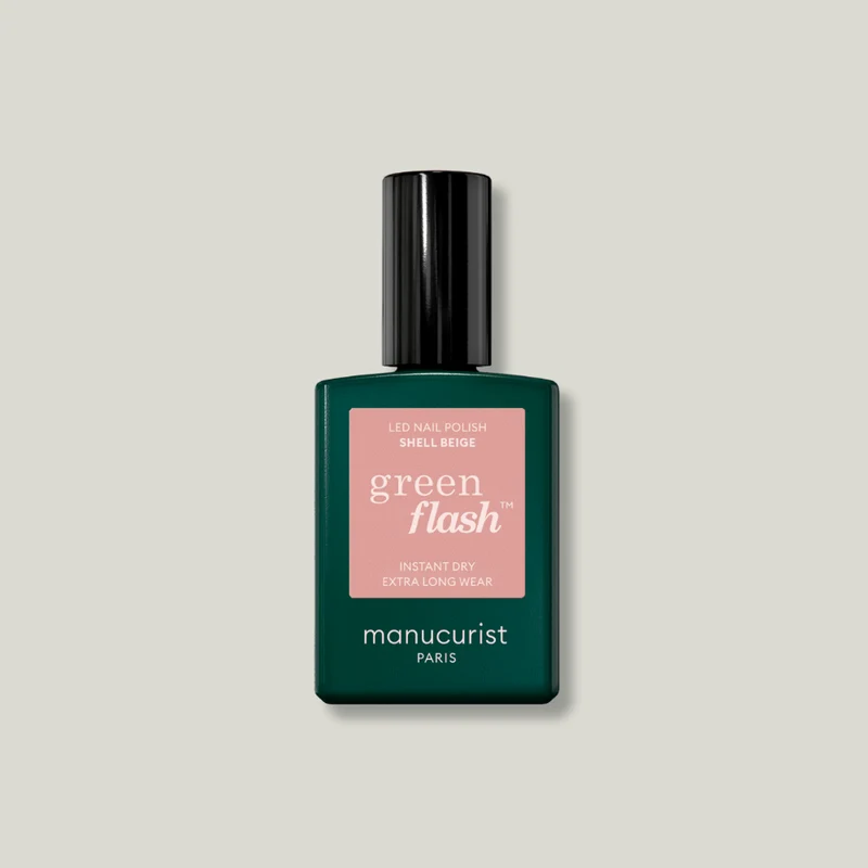 Vernis semi-permanents Green Flash LED - Shell
