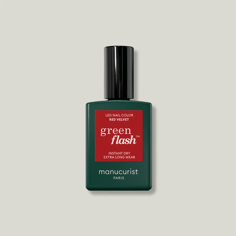 Vernis semi-permanents Green Flash LED - Red Velvet