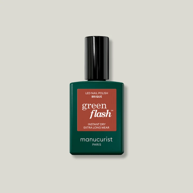 Vernis semi-permanents Green Flash LED - Brique