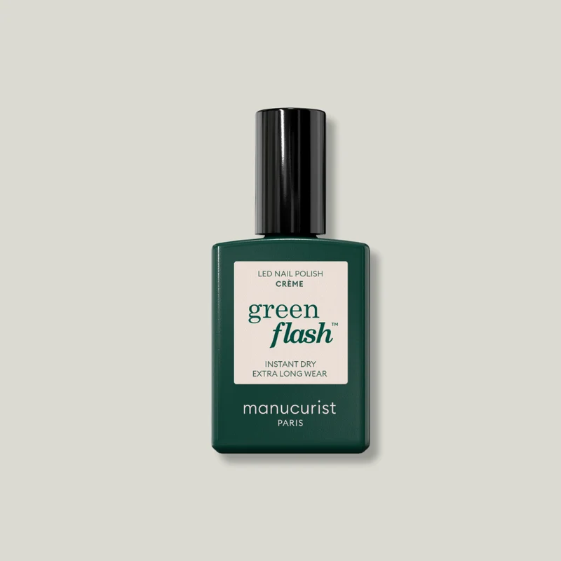 Vernis semi-permanents Green Flash LED - Crème