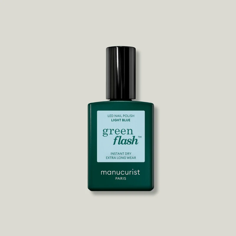 Vernis semi-permanents Green Flash LED - Light Blue