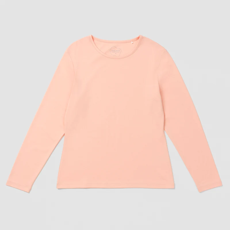 Eliot Long Sleeve Tee - Soft Salmon