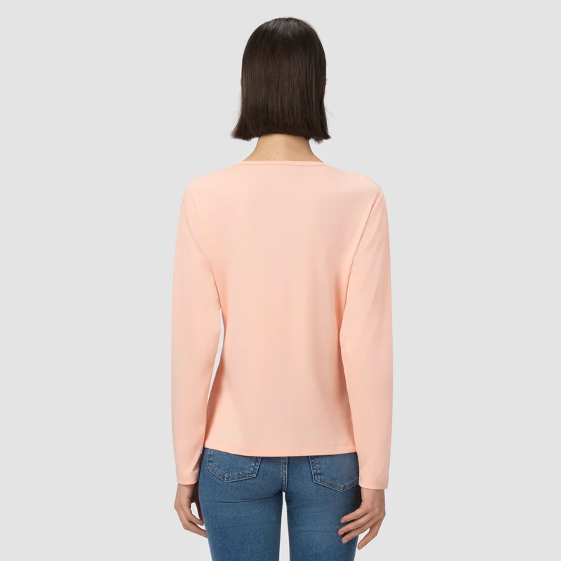 Eliot Long Sleeve Tee - Soft Salmon