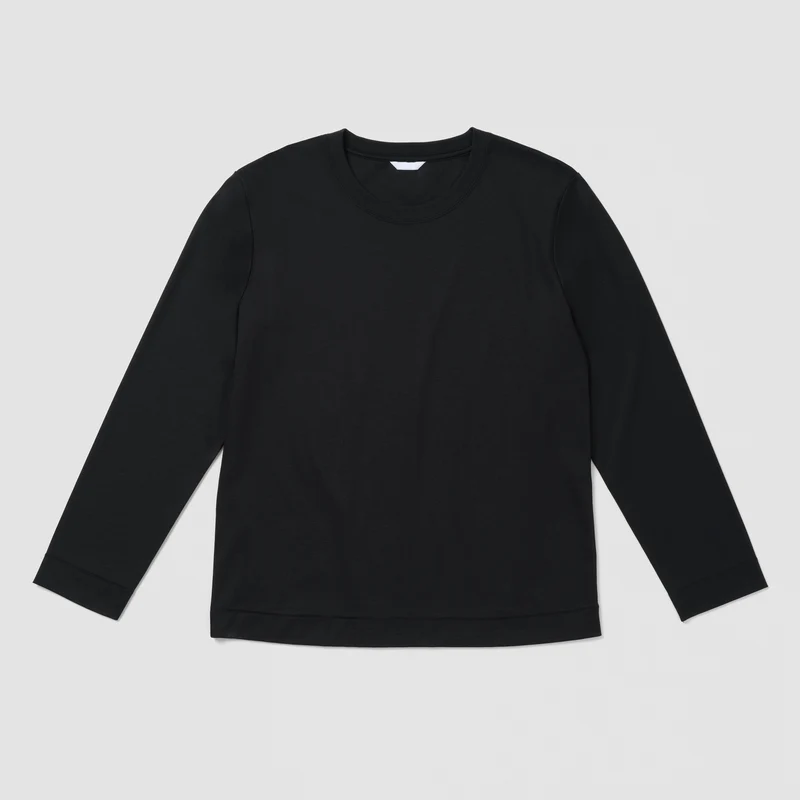 Sophie Long Sleeve Tee - Black Noir