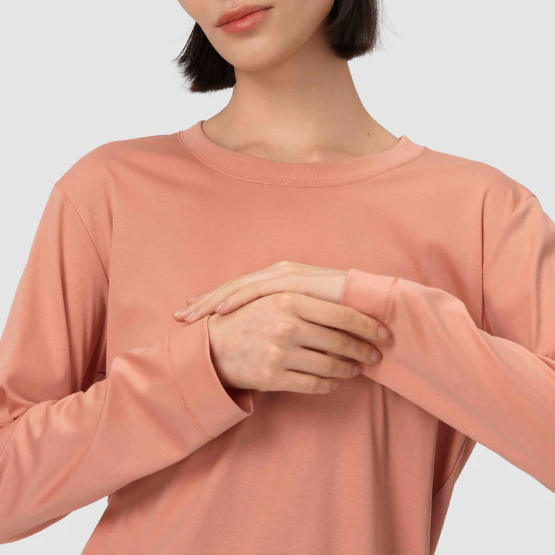 Sophie Long Sleeve Tee - Earth Blush
