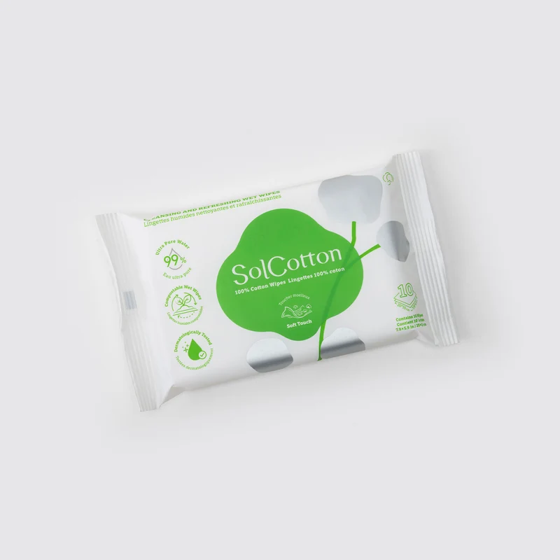 Cleansing & Refreshing Wet Wipes Travel