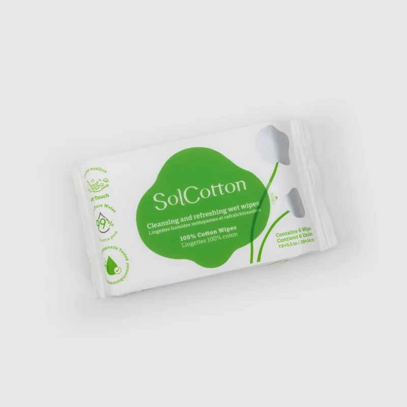 Cleansing & Refreshing Wet Wipes Pocket