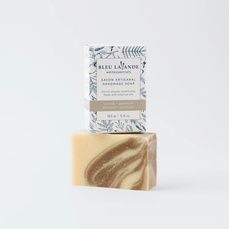 Savon artisanal lavande-patchouli
