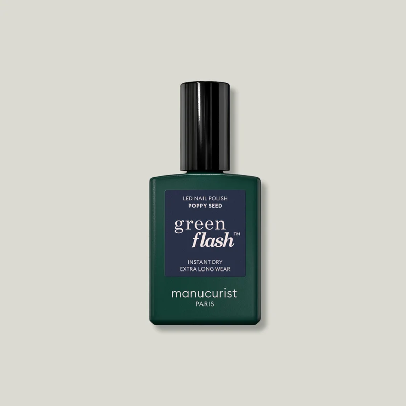 Vernis semi-permanents Green Flash LED - Poppy Seed