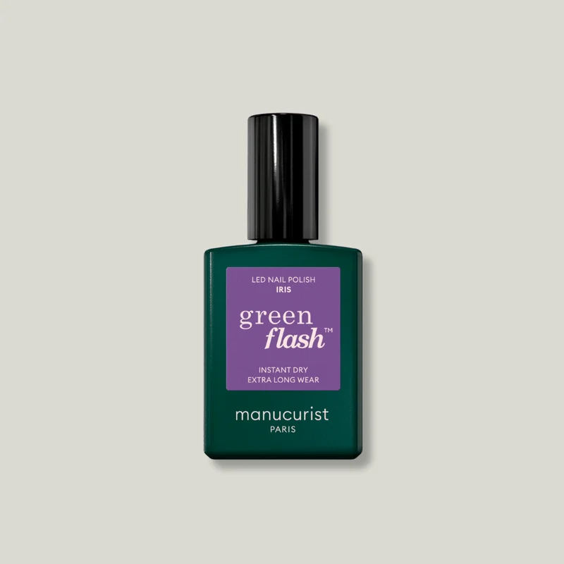 Vernis semi-permanents Green Flash LED - Iris