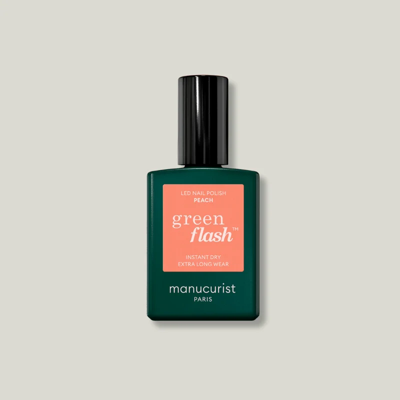 Vernis semi-permanents Green Flash LED - Peach