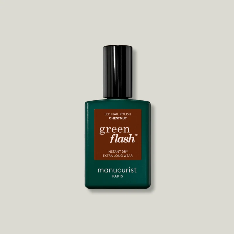 Vernis semi-permanents Green Flash LED - Chestnut