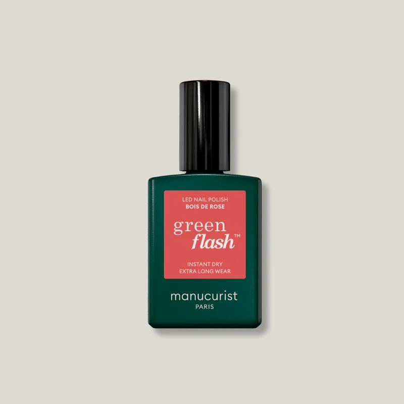 Vernis semi-permanents Green Flash LED - Bois de Rose