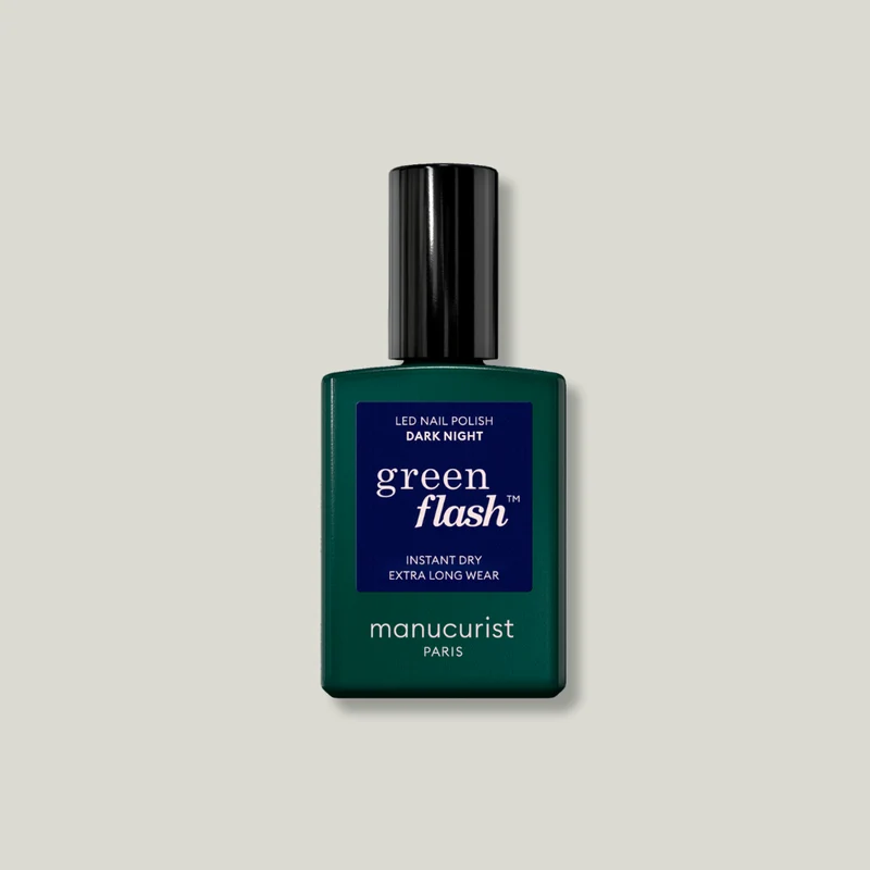 Vernis semi-permanents Green Flash LED - Dark Night