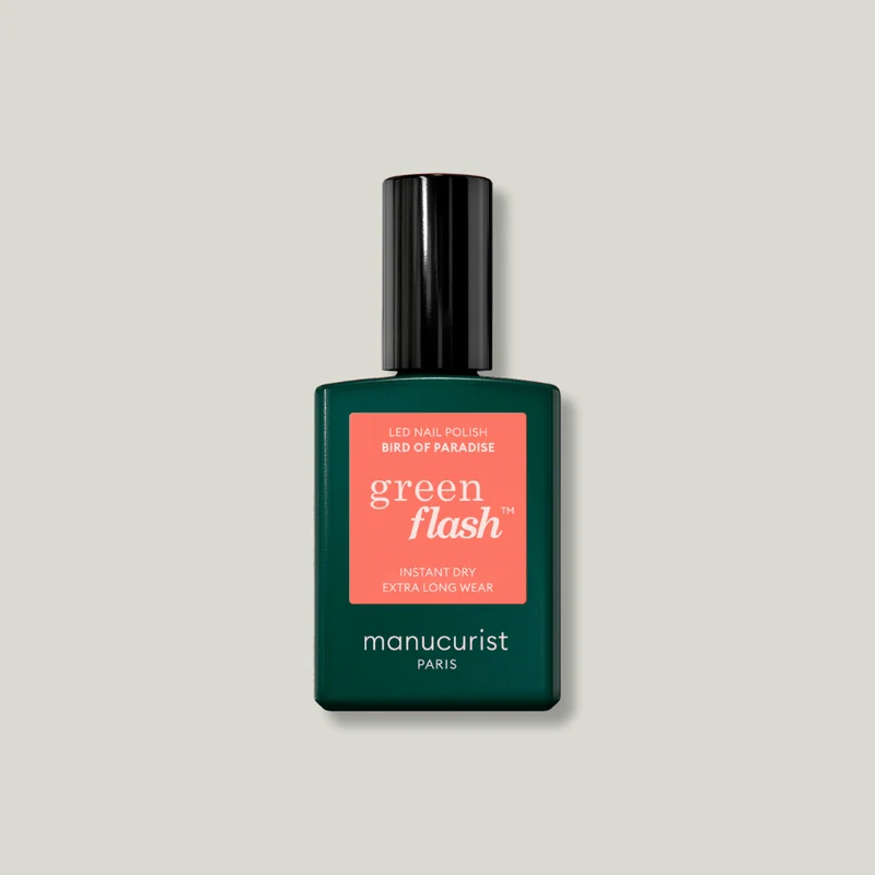 Vernis semi-permanents Green Flash LED - Bird of Paradise