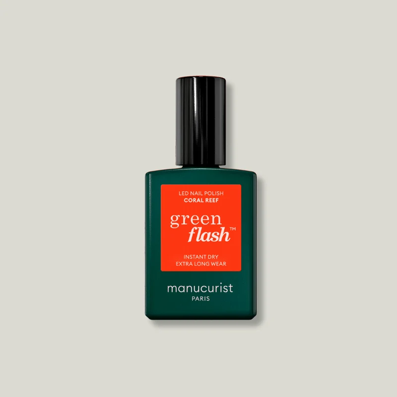 Vernis semi-permanents Green Flash LED - Coral Reef