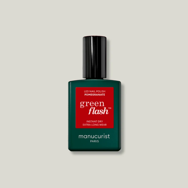 Vernis semi-permanents Green Flash LED - Pomegranate