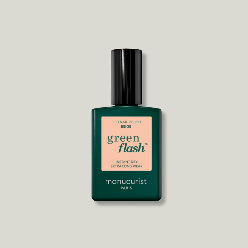 Vernis semi-permanents Green Flash LED - Beige