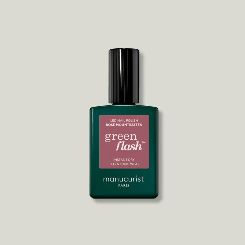 Vernis semi-permanents Green Flash LED - Rose Mountbatten