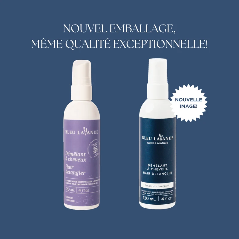 Démêlant à cheveux lavande