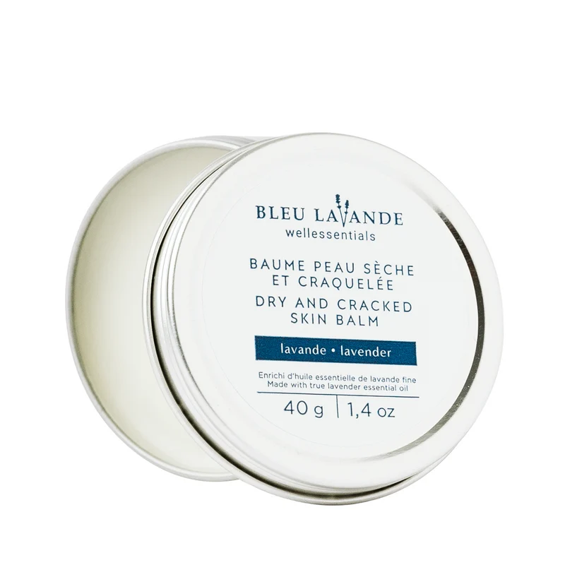 Baume peau sèche et craquelée lavande