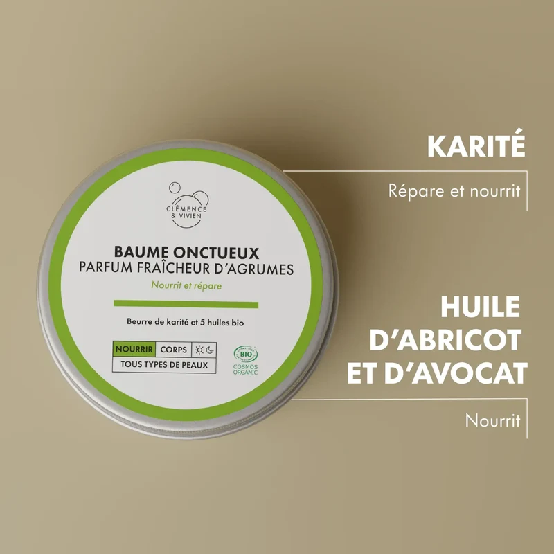 Baume onctueux Fraîcheur d'agrumes
