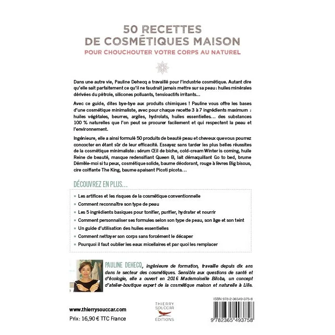 Livre : Ma cosmétique minimaliste par Pauline Dehecq
