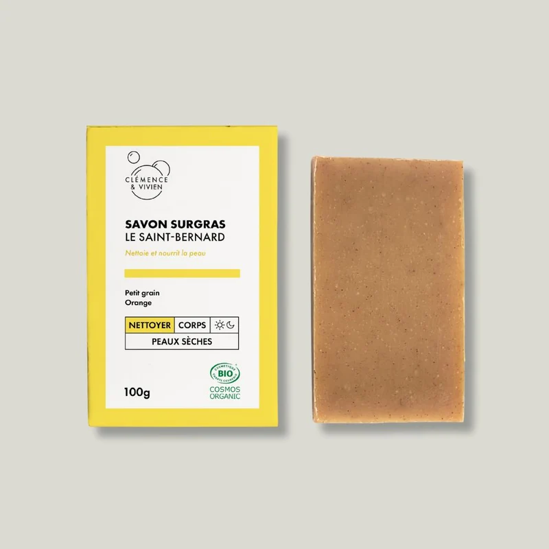 Savon le Saint Bernard - Petit grain et Orange douce