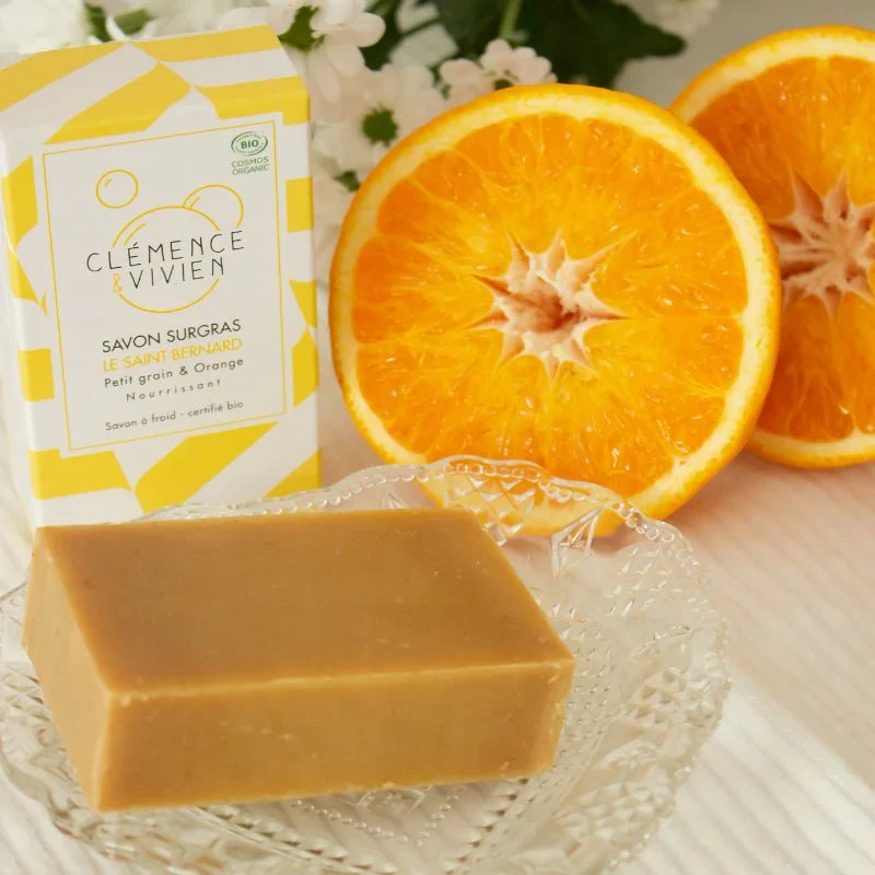 Savon le Saint Bernard - Petit grain et Orange douce