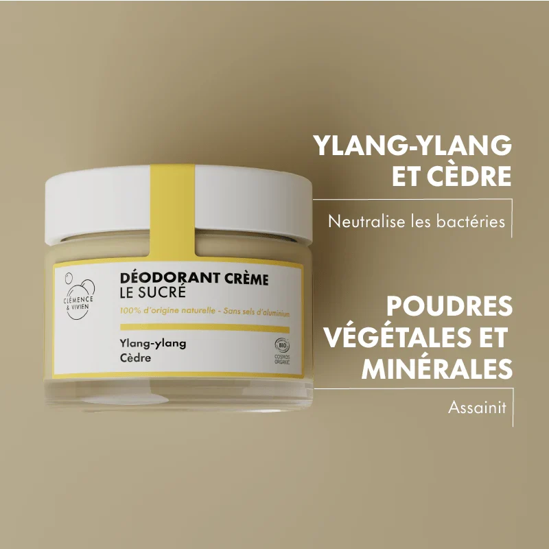 Déodorant naturel Le Sucré - Ylang Ylang, Cèdre et Sauge