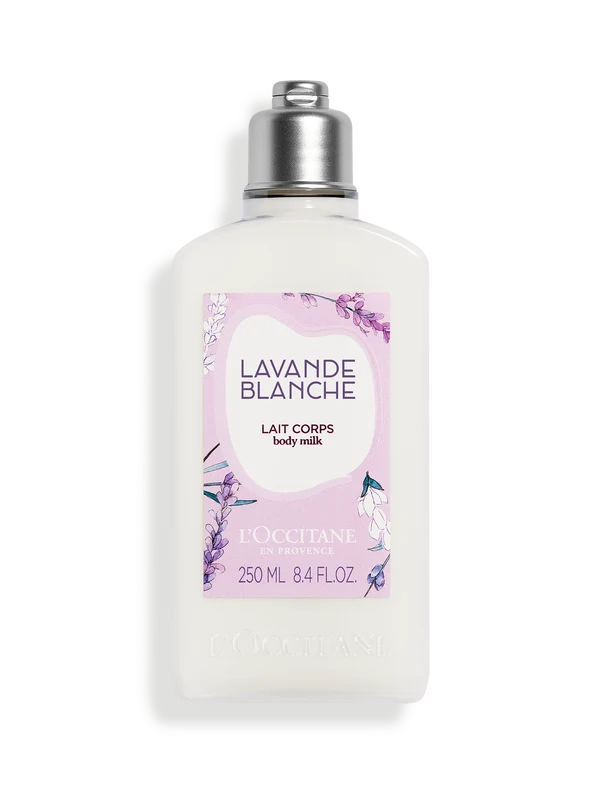 L'Occitane Lait Corps Lavande Blanche 250 ml