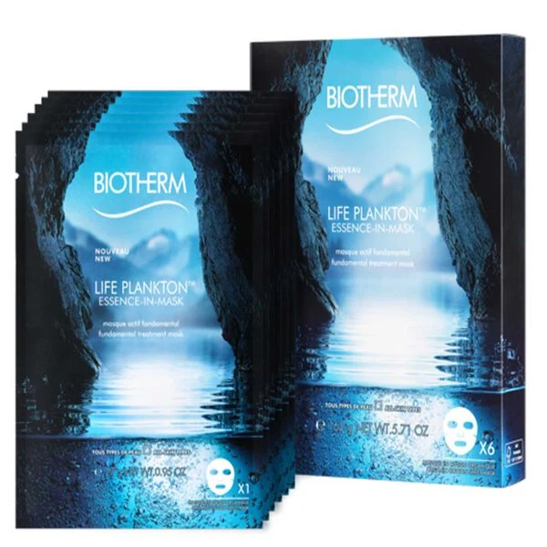Biotherm - Life Plankton Masque Tissu Hydratant et Régénérant x6